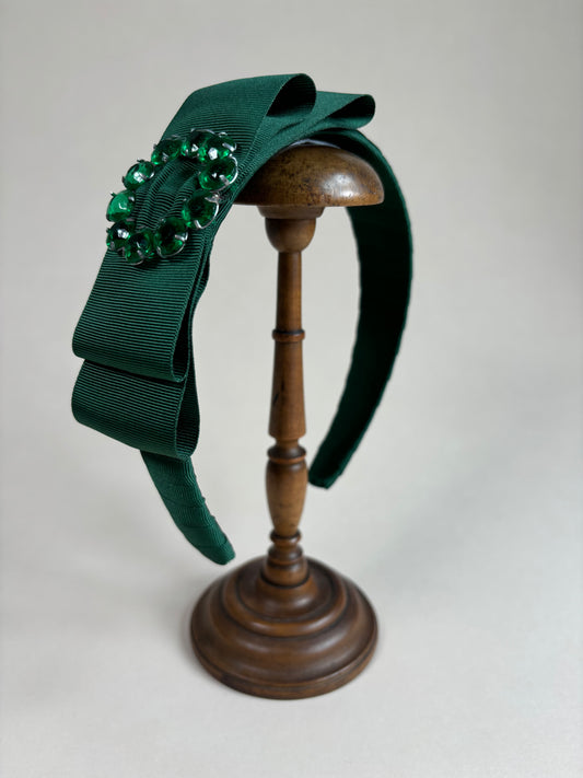 Charlotte in dark green