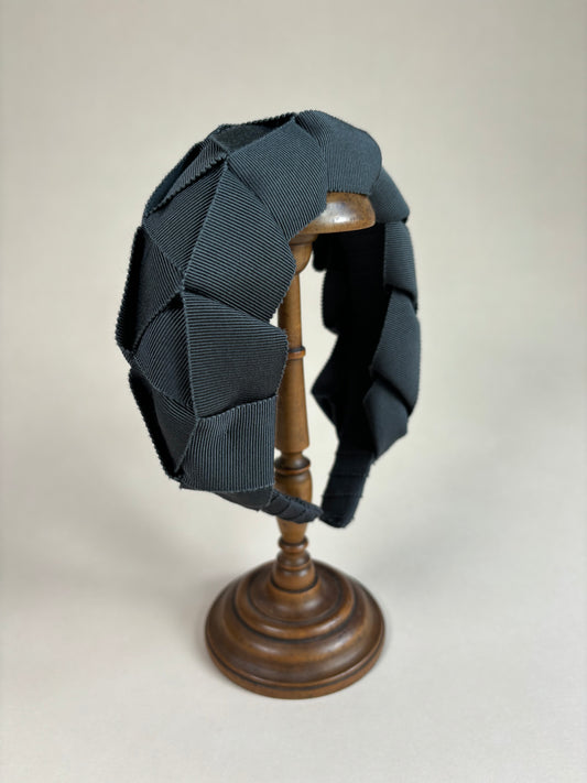 Mary in charcoal grey