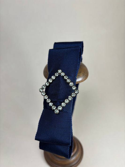 Charlotte in navy blue