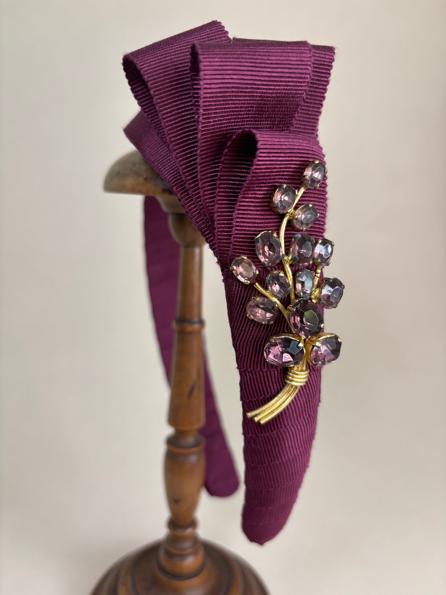 Charlotte in burgundy