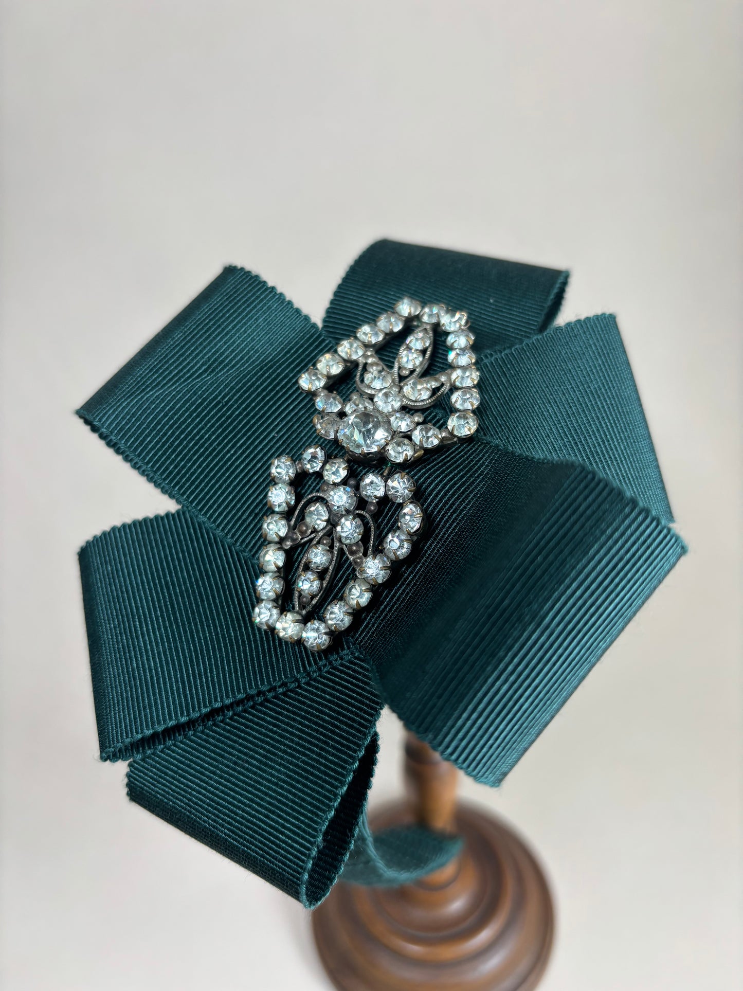 Rose in dark green