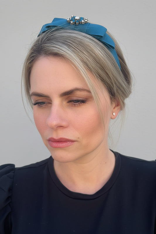 Petrol coloured headband