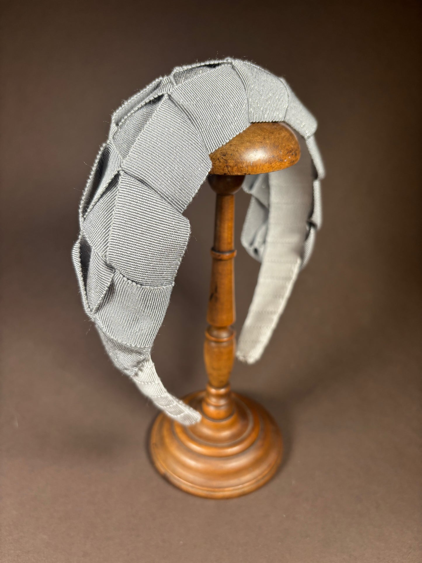 Mary in shimmering silver