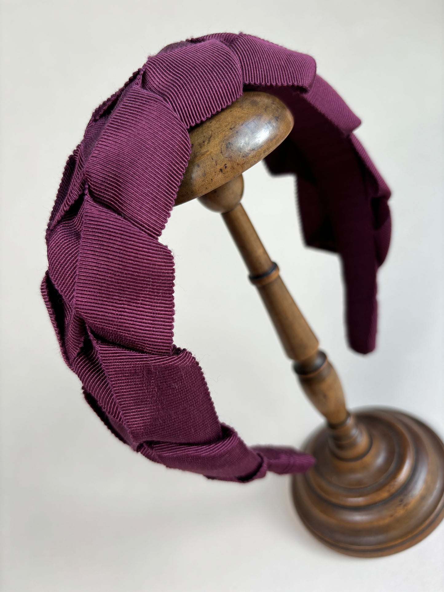 Mary in burgundy