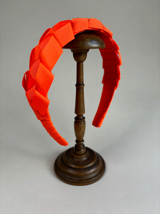 Mary in neon orange