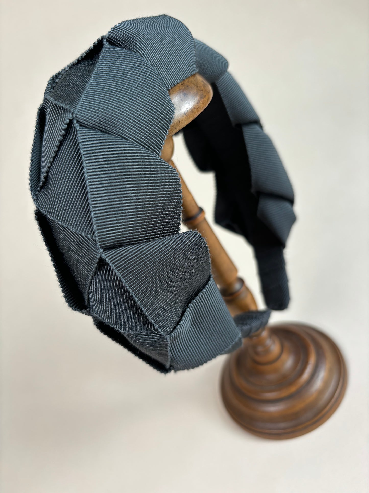 Mary in charcoal grey
